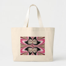 Fractal_ButterFliesNFlowers1 Tote Bags