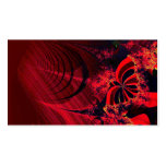 Fractal butterfly business card templates