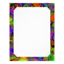 Fractal C~14 Custom Letterhead 01 - 8.5" x 11"