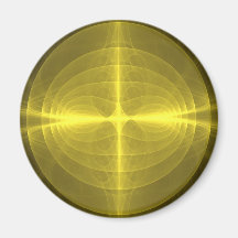 Fractal - Christ - Holy Cross Magnets