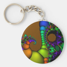 Fractal Circles and Bubbles Keychains