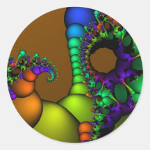 Fractal Circles and Bubbles Stickers