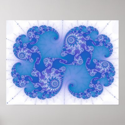 Fractal Cloud Poster by Karsten_Kremer