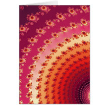 fractal design greeting card