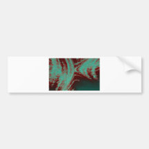 Fractal digital art bumper sticker