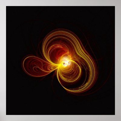Fractal flame : Soulwave/Implosion Print by fractalos