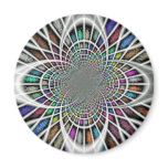 Fractal Flower Magnets