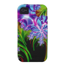 Fractal flowers case for the iPhone 4