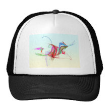 Fractal - Flying Bird Trucker Hat