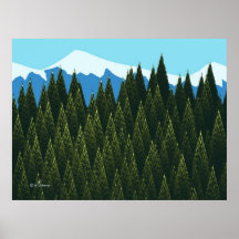 Fractal Forest Posters