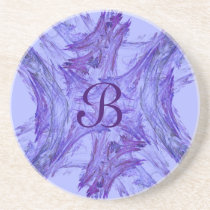 Fractal Frost Series-3---Purple coaster--1 of coasters