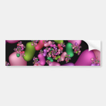 Fractal Garden Bumper Stickers
