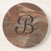 Fractal Grunge Series-13---Brn coaster--1 of coasters