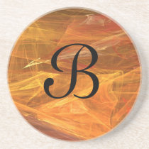 Fractal Grunge Series-13---Orng coaster--1 of coasters