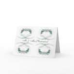 Fractal Hearts Wedding Placeholder Card