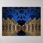 Fractal Knight Poster
