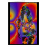 Fractal Lady Birthday Card