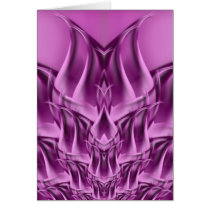Fractal Lotus Flower Abstract Greeting Cards
