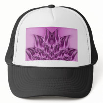 Fractal Lotus Flower Abstract Trucker Hats