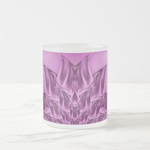 Fractal Lotus Flower Abstract Mugs