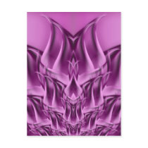 Fractal Lotus Flower Abstract Post Cards