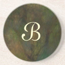 Fractal Marble Series-9---Grn coaster--1 of coasters