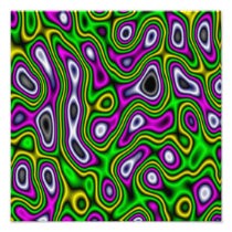 Fractal Maze: Yellow Green Magenta