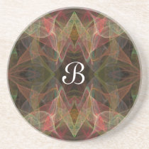 Fractal Misc Series-13---Red Green coaster--1 of coasters