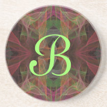 Fractal Misc Series-28---Pink coaster--1 of coasters