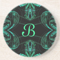 Fractal Misc Series-29---green coaster--1 of coasters