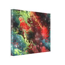 Fractal Nebulae 3 Wrapped Canvas Canvas Print
