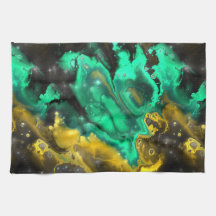 Fractal Nebulae 8 Kitchen Towel