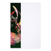 Fractal - Parrot Personalized Stationery