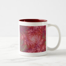 Fractal Pink Flower Mug