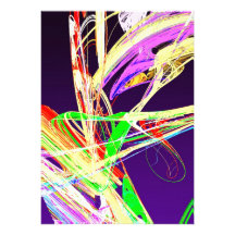 Fractal - Pussy Willows Custom Announcements