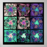 Fractal Quilt #9 Posters