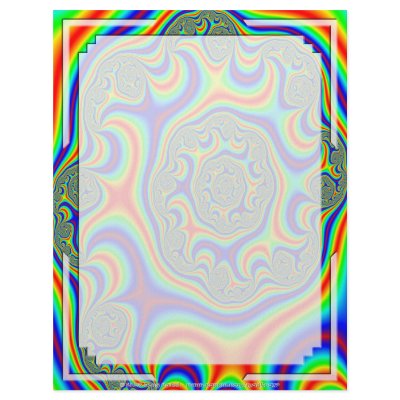 Fractal R~09 Custom Letterhead 03 - 8.5" x 11" by Madfrax