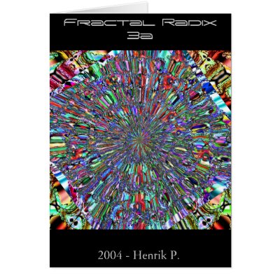 Fractal Radix 3a (card) by Algofractals