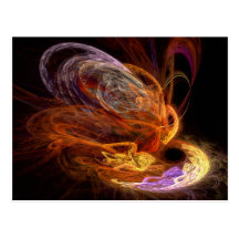 Fractal - Rise of the phoenix Postcards
