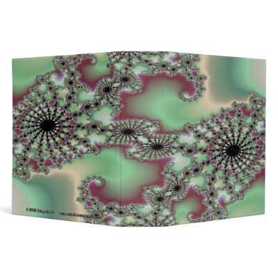 Fractal S~09 Custom 2" 3 Ring Binder by Madfrax