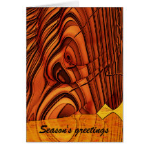 Fractal season's greetings cards