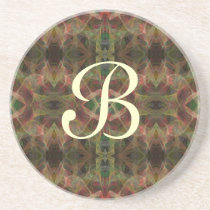 Fractal Series-10---Grn Pnk coaster--1 of  colours coasters