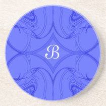 Fractal Series-13---Blue coaster--1 of coasters