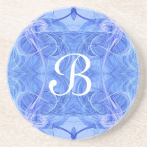 Fractal Series-8---blue coaster--1 of  colours coasters
