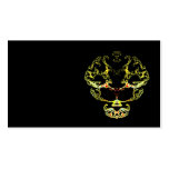 Fractal skull business cards