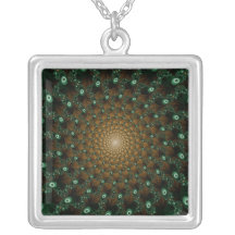 Fractal Spiral Pattern GG Necklace