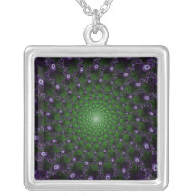 Fractal Spiral Pattern VG Necklace