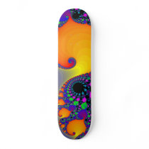 Fractal Spirals: Custom Skateboard