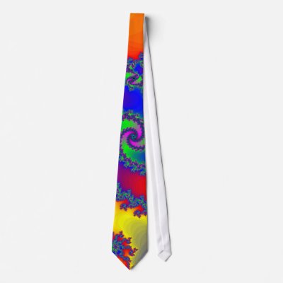 Fractal Spirals: Necktie / Tie by spiritswitchboard