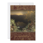 Fractal Sunrise Large Party Invitations